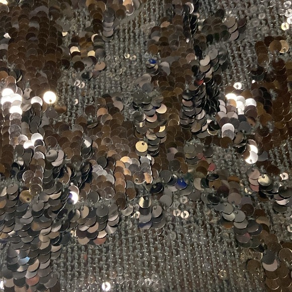 GOLD HAWK Lexi Sequin Halter Tank Top Black Size XS NWT - Picture 5 of 6